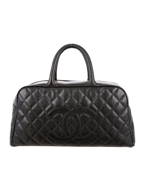 chanel bowler bag caviar|Chanel Caviar Timeless Bowler Bag .